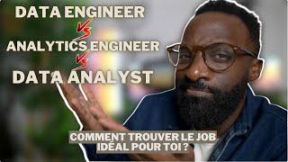 Data Engineer vs Analytics Engineer vs Data Analyst : Quel métier choisir en 2025 ?