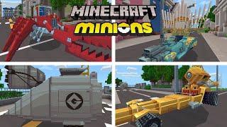 All Vehicle in Minecraft x Minions DLC (PC, Xbox, PS4, Nintendo, Mobile)
