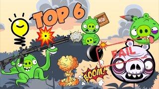 Bad Piggies - TOP 6 EPIG TRICK SHOT (Field of Dreams)