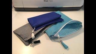 HOW TO...A ZIPPER POUCH with Cricut Maker