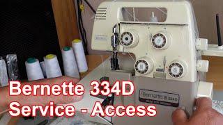 Bernette 334D Serger / Overlocker - Detailed Threading Tutorial