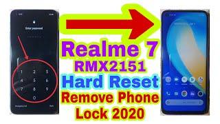 Realme 7(RMX2151)Hard Reset/Remove Phone Lock 2020||Unlock Pattern/Pin/Password/Face 100% Working