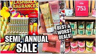 BATH & BODY WORKS SEMI ANNUAL SALE SHOP WITH ME! BEST & WORST DEALS