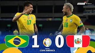 Brasil 1 x 0 Peru ● 2021 Copa América Semifinal Extended Goals & Highlights HD