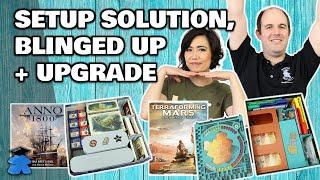 Blinged Up Your Board Games: Insert + Upgrade for Anno 1800 & Terraforming Mars Ares Expedition