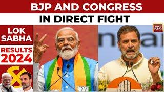 Result Day: Direct Fight Between BJP And Congress, BJP Winning 70% Seats While Cong Getting 30%