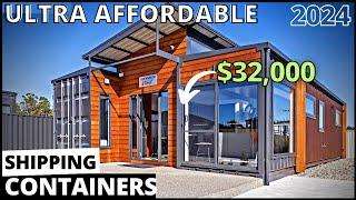 The Best ULTRA AFFORDABLE Shipping Container Homes 2024