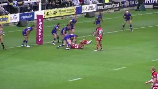 George Carmont Scores A Debatable Try Vs Leeds Rhinos 30/07/2010 HD