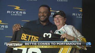 Steelers Legend Jerome Bettis meets fans at Rivers Casino Portsmouth