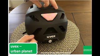 Fahrradhelm - uvex urban planet LED - vorgestellt