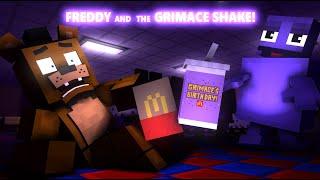 FREDDY TRIES THE GRIMACE SHAKE! (Minecraft FNAF Animation)