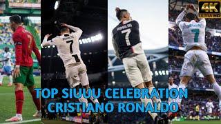 Cristiano Ronaldo siuuu celebration