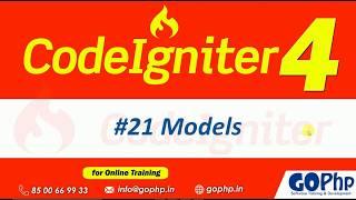 #21 Models in CodeIgniter 4 | How to load a model into a Controller