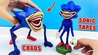 Let's make Scary Sonic or dark SONIC exe - CHAOS The Sonic Tapes  Sculpting OK