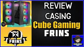 Review Casing Cube Gaming Frins - Casing PC Murah dengan RGB Fan dan Mesh Design