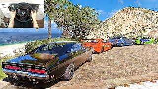 FAST AND FURIOUS CONVOY - Forza Horizon 5 (Steering Wheel + Shifter) Gameplay