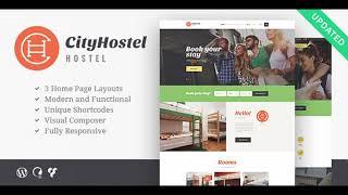 City Hostel | A Travel & Hotel Booking WordPress Theme | Themeforest Website Templates and Themes