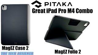 PITAKA MagEZ Case 2 & MagEZ Folio 2: Great Aramid Fiber Case Combo for iPad Pro M4 (2024)!