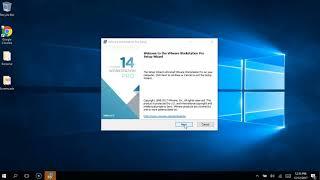 Installing VMWare Workstation 14 on Windows 10