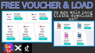 TIKTOK TREATS! FREE LAZADA VOUCHER NO MINIMUM SPEND & GLOBE LOAD | Until September 10 Only.