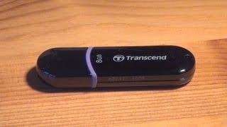 Transcend 8GB USB Stick | Unboxing and Review | HD