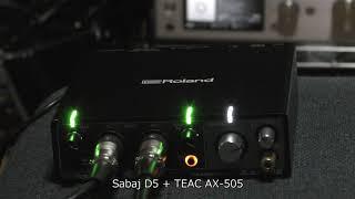 SONY HAP-S1 ( ～ 2:34 ) vs. Sabaj D5 + TEAC AX-505 ( 2:35 ～ )