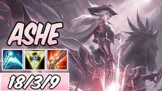 S+ HIGH NOON FULL CRIT ASHE ADC NOMAD CHROMA | New Build & Runes | 90% K. Participation