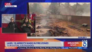 Officials provide latest update on Eaton Fire raging in Pasadena