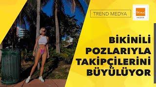 Miami'de tatil yapan Didem Soydan, bikinili pozlarıyla takipçilerini büyülüyor