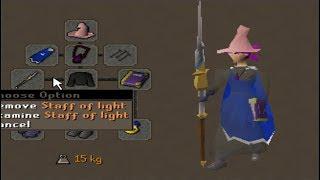 99 Magic Staff of Light Pking