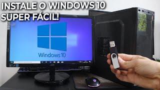 SAIBA COMO INSTALAR O WINDOWS 10 NO COMPUTADOR (FORMATAR O PC) FÁCIL E RÁPIDO!