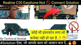 Realme C20 Earphone Not Connected  | Earphone Not Working | Technical Mustak | #c20