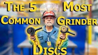 The 5 Most Common Angle Grinder Discs