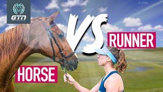 Can A Runner Beat A Horse In A Race? | Man Vs Horse