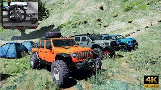 GTA 5 | Jeep Gladiator fast and furious 9 Off-Roading Convoys | Steering Wheel Gameplay