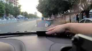 WiiYii M8 HUD Head Up Display for car, OBD2 installation & test video, Factory supply!!!