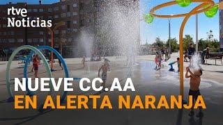 La SEGUNDA OLA de CALOR llega a su PUNTO MÁS ALTO con PICOS de hasta 44º al SUR PENÍNSULAR | RTVE