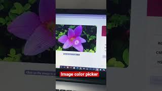 Image color picker #shorts