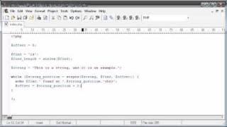 Beginner PHP Tutorial - 49 - String Functions: String Position Part 2