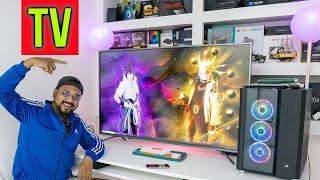 TV VS MONITOR in 2020. 4K 55 inch for GAMING is INSANE.