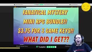 Fanatical Mystery RPG Mini Bundle! 3 games for $3.75! What did I get?? Let's find out!