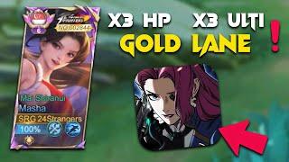 WHY X3 LAYER HP MASHA IS INSANE IN GOLD LANE!