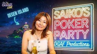 Saiko's Poker Party! CK, Samurai, Welcome Matt & Saiko play $5-5! #92