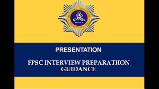 FPSC Interview Preparation Guidance