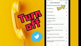How to stop twitter notifications on gmail