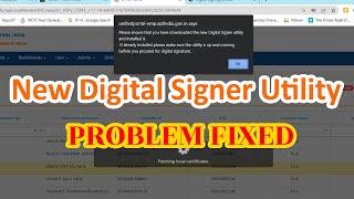 #epfo  New Digital Signer Utility Problem Solved!!! #EPF #digitalsignatures