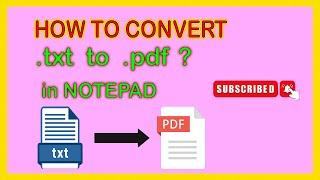 How to convert .txt to .pdf ?