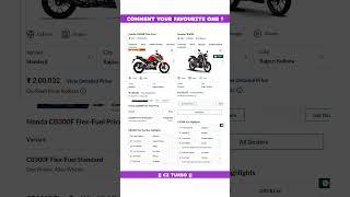 Honda CB 300F Flex Fuel Vs Honda CB 300F Full Comparison Review