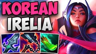 KOREAN CHALLENGER IRELIA MAIN AMAZING MID GAMEPLAY! | CHALLENGER IRELIA MID GAMEPLAY | Patch 13.24