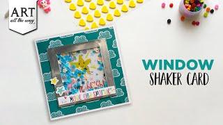 Window Shaker Card | Card Making | Gift Card | DIY Paper Craft Ideas | Handmade | Greeting Card